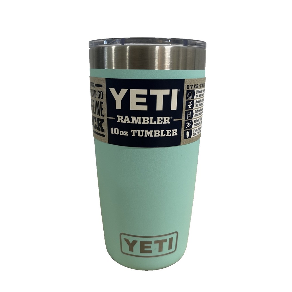NEW - Yeti Rambler 10oz Stainless Tumbler,  Seafoam, Magslider Lid 10oz